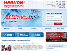 Tablet Screenshot of hernon.com